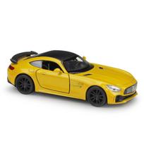 1/36 Mercedes-Benz AMG GTR Super Sport Žaislinio automobilio modelis WELLY Metalinis lietas transporto priemonės miniatiūra Traukiamas atgal Kolekcija Dovana vaikui berniukui geltona