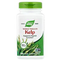 Nature's Way Kelp Whole Thallus 600mg Vegan Capsules, 180 Count 180 pcs - 1 ea