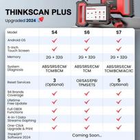 OBD2 Scanner - OEM - Thinkscan Plus S7 - 7 System Diagnostics - 28 Resets - 100,000+ Compatible Vehicles juoda