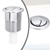 Toilet Button For Siamp For Skipper 45 Dual Flush Cistern Button For 34455009 Chrome Full/half Flush Home Toilet Flush Valve China Mainland