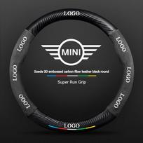 AWQ1 Automobilio zomšos vairo apdangalas Mini Cooper R50 R51 R53 R55 R56 R57 R59 R60 F54 F56 F60 Stilius JCW COOPE Automobilio priedai