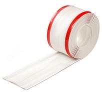 Profesionalus PVC grindų kabelių dangalas 1m Lipnus sienos laido paslėpėjas Be gręžimo Minkštas kabelių apsaugas Namų biurui (White,55mm x 1m) balta