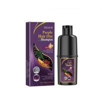 EELHOE Purple hairdressing coloring Shampoo, daily care, soft scalp, convenient color change and color protection shampoo at home 100ml