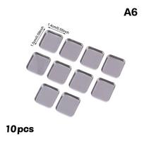 5/10pcs Empty Eyeshadow Tin Pans Makeup Palettes Empty Square Palette Iron Cases Pans For Powder Sample Color Test Empty Box