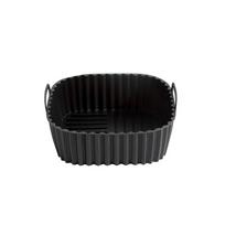 Food Grade Silicone Air Fryer Baking Pan High Temperature Resistant Thickened Silicone Non Stick Baking Tray for Cake Pizza Oven Use One Size