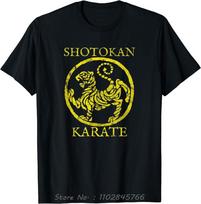 Shotokan Karate Oversized Tshirt Vintage Distressed Karate Mens Clothing Anime Fitness T Shirt New Arrival Summer Cotton Tshirt S