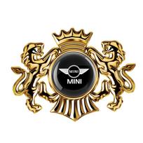 VRT4  3D Metal Car Styling Crown Badge Sticker Decoration Auto Accessories For MINI Cooper JCW WORKS R55 R56 F55 F56 R57 R58 R59 R60