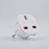 Charger Power Plug Adapter UK to EU Socket Adapter EU Plug Adapter Plug Converter UK To EU Plug
