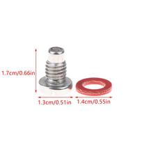 90340-08002-00 Straight Screw Plug Kit For Outboard Engine F9.9 To 300Hp Magnetic And Non-Magnetic Screw A1
