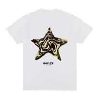 Hayley Williams Star Tee Cotton Graphic Print T-shirt Fashion Women Men Unisex Casual Loose T-shirt Hip Hop Streetwear Oversized Tshirt 4XL