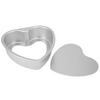 Aluminum Alloy Aluminum Cake Pan Anodized Heart Shape Chiffon Cake Mold Lightweight Loose Base Mousse Cake Pan Bakery Shop