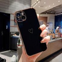 telefono dėklas iPhone 13 12 11 Pro Max mini dėklas iPhone x xr xs Max 7 8 Plus Patvarus ir atsparus kritimams iPhone 7/8 juoda