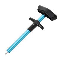 T-Type Fishing Hook Remover with Squeeze Puller Handle Extractor Puller Portable Outdoor Sea Fishing Detacher Fishing Tools mėlyna