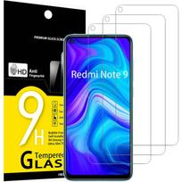 3 vienetų grūdinto stiklo rinkinys Xiaomi Redmi Note 9 REDMI Note9 ekrano apsauga nuo įbrėžimų, be burbulių, itin atsparus, tinkamas dėklui Redmi Note 9