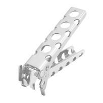 Hot Pot Pan Bowl Gripper Clips Aluminum Alloy Anti Scalding Retriever Tongs Portable Cookware Holder Clamps for Camping Silver