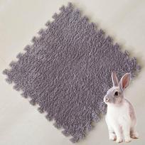 30*30cm 1-10Pcs Pet Warming Pad EVA Foam Guinea Pig Hamster Soft Sleeping Mat Rabbit Sleeping Mat Blanket Bed Pet Accessories 1PCS pilka
