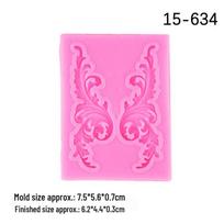 Embossed Silicone Molds Set for Epoxy Resin, Clay, Plaster, Fondant, Chocolate, and Gum Paste pink