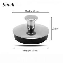 1Pcs Stainless Steel Bath Plug Easy to Use Kitchen Bathroom Accessory Drain Stopper Water Rubber Bath Tub Caps