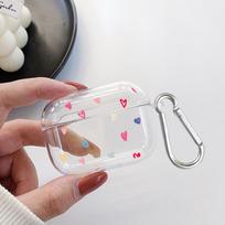 Case For Airpods 3 Pro 4 1 Pro2 Pro3 2 Clear Earphone Cases Cover Colorful Cartoon Love Heart Airpods 4