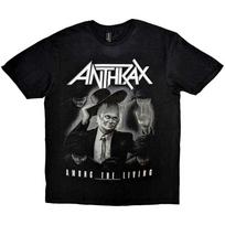 Anthrax 'Among The Living' Black T shirt - NEW M