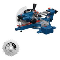 Bosch skersinė pjūklas GCM305-216S + 2 pjūklų diskai