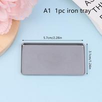 1/2/3/4/6pcs Empty Eyeshadow Tin Pans Makeup Palettes Empty Square Palette Aluminum Cases Pans For Powder