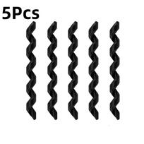 texture5Pcs Brake Cable Protector Rubber Spiral Sleeve for Road Mountain Bicycle Frame Durable Outdoor Accessory
