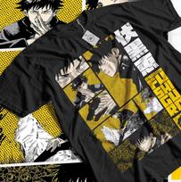 Megumi Fushiguro Tshirt Jujutsu Kaisen Gojo Satoru Girl Horror Black Shirt S