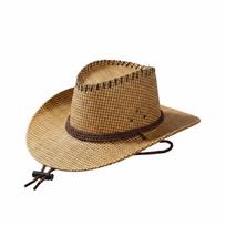Fashion Plaid Panama Hat Wide Brim Sunshade Hat Fashion Western Cowboy Hat  for Men and Women