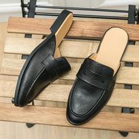 Men Flat Muller Shoes Loafers Men Casual Shoes Club Comfort Slippers Luxury Trendy Summer Gents Shoes Leisure Walk 2025 38