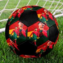 1 vnt. CR7 futbolo kamuolys, 5 dydis, salės futbolo kamuolys, madingas, spalvingas, žaidimui kieme - Puiki dovana sporto gerbėjams HE30