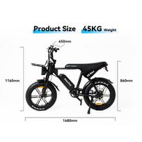 EU Warehouse AtlasTrek V8 Max Electric Fat Bike 7-Speed Full Suspension 48V 15AH Lithium Hydraulic Disc Brake Mountain Bike 250W