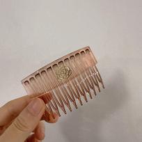 Teeth Camellia Hair Clip Fixed Combs Flower Side Clip Creative Anti Slip Bangs Clip  Student šviesiai rausvos spalvos