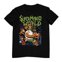 Super Mario World. T-shirt Unisex Cotton Adult Funny Video Game New XXXXL black
