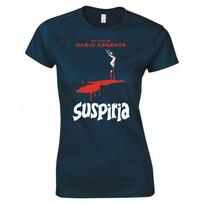 Inspired By Dario Argento Suspiria Cult Movie Ladies Skinny Fit Tshirt S