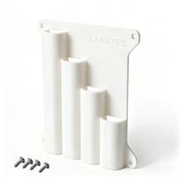 Wall Mounted Cable Ties Storage Rack Multi Slot Organizer Holder for Workshop Garage Organizer Management 1pc storage rack juoda