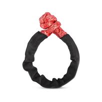 Universal Soft Shackle Synthetic Rope Heavy Duty 41000lb Offroad 4X4 Tow Shackle Strap with Protective Sleeve for Jeep Truck SUV raudona
