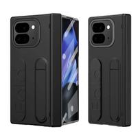 Anti-Drop Ultra Thin Hinge Phone Case for Google Pixel 10 9 Pro Fold with Strap Hand Holder Kickstand Hard Back Protection Cover Pixel 10XL Fold juoda