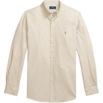 Polo Ralph Lauren Classic Fit Medvilniniai languoti ilgomis rankovėmis marškiniai su arkliuko siuvinėjimu Vyriški marškiniai 710929342-015 M