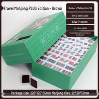 iosn Portable Mini Mahjong Set