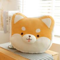 Shiba Inu Hugging Pillow: Cute Lumbar Support for Girls' Sleep, Sofa, Office, or Car 35cm 0.4kg