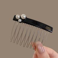 Korean Retro Elegant Pearl Hair Comb Clip