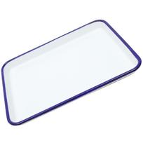 Enamel Baking Pan Non-stick Tray Heat-resistant Rectangular Serving Dish Pie Pans Roasting Food Square Plate Pizza Oven