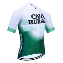 Žalias Dviratininko Maillot Komandos CAJA RURAL Dviratininko Džersis su Petnešomis Šortai Rinkinys Vyrams Moterims Vasaros Kvėpuojantis Ropa Ciclismo MTB Dviratininko Apranga L white
