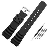 20 22 mm Nardymo 007 silikoninė laikrodžio apyrankė, skirta Seiko SKX007/SRPA21J1 SBBN013 SRP601J1 Ne. 5 Vandens Dvasia Konservuotos Sportinės Riešo Juostelės Dirželis 20mm juoda