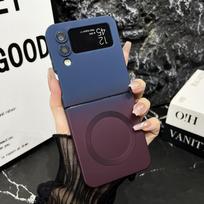 Compatible with Flip7 case, Samsung Flip6 case, foldable phone case 5, gradient magnetic Flip3 phone case z-flip6 [tpu magnetic style]