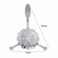 Not Easy To Deform Ice Filter Spoon Rustless Steel Bar Fine Mesh Sieve  Fruit Wine Pulp Filtering Three Tine