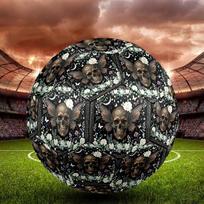 Bear Eagle Indoor Soccer Ball Size 5 Colorful All Ages Machine Stitched PVC Competition Ready Durable High-Bounce