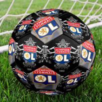 1pc Olympique Lyonnais Soccer Ball Size 5 Indoor Soccer Ball Fashion Colorful Backyard Game - Great For Sports Fans Gift HE87