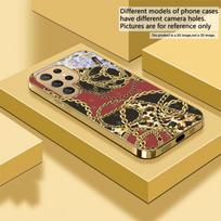 Golden chain belt For Samsung Galaxy S26 S20 FE S21 S22 S23Plus S24 Ultra 25Ultra S21+ S9 S22 S8 S23 Golden glass phone case Galaxy S26